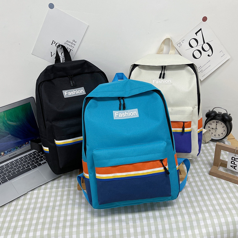 Balo nữ đi học phối màu có ngăn laptop VIVIT