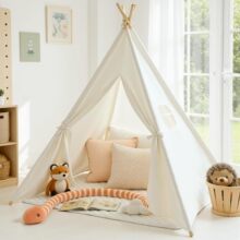 Lều vải tipi trẻ em cọc gỗ gấp gọn VIVIT