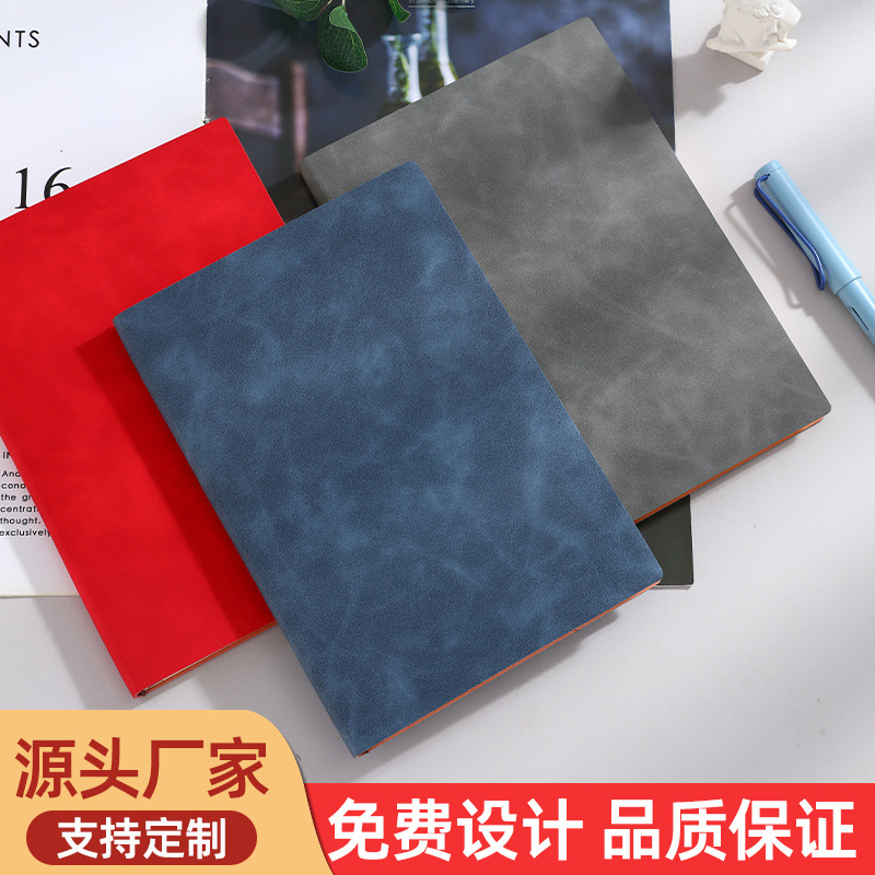 Sổ tay bìa da PU A5 in logo theo yêu cầu VIVIT